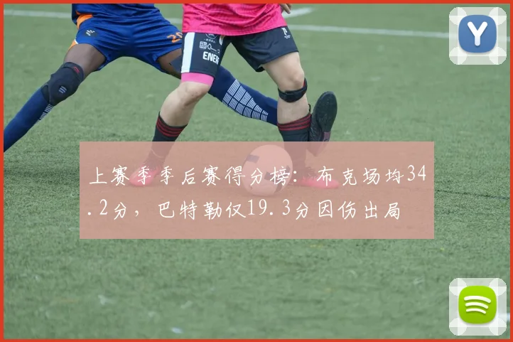 上赛季季后赛得分榜:布克场均34.2分,巴特勒仅19.3分因伤出局